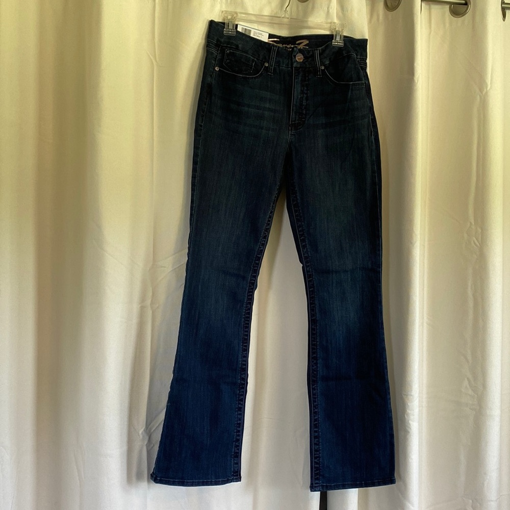 New Seven7 Tummy-less High Rise Bootcut Slimming Panel Size 10.